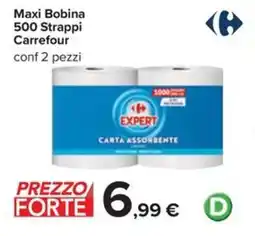 Carrefour Maxi Bobina 500 Strappi Carrefour offerta