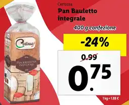 Lidl Certossa Pan Bauletto integrale offerta
