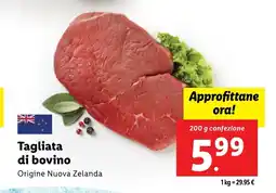 Lidl Tagliata di bovino offerta