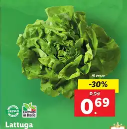 Lidl Lattuga offerta