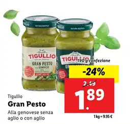 Lidl Tigullio Gran Pesto offerta