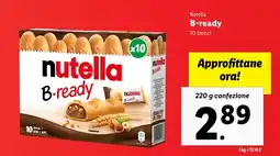 Lidl Nutella B-ready offerta