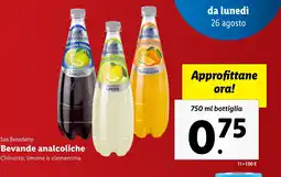 Lidl San Benedetto Bevande analcoliche offerta