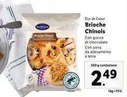 Lidl Duc de Coeur Brioche Chinois offerta