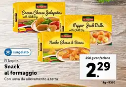 Lidl El Tequito Snack al formaggio offerta