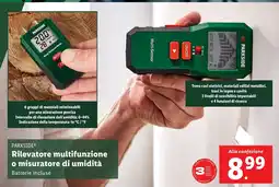 Lidl PARKSIDE Rilevatore multifunzione o misuratore di umidità offerta