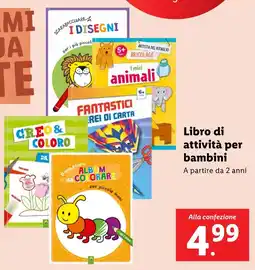 Lidl Libro di attività per bambini offerta