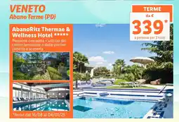 Lidl VENETO Abano Terme (PD) AbanoRitz Thermae & Wellness Hotel offerta