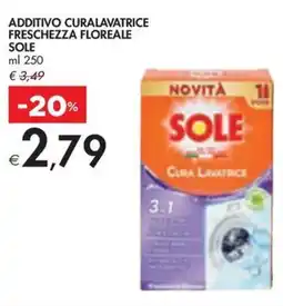 Additivo curalavatrice freschezza floreale SOLE