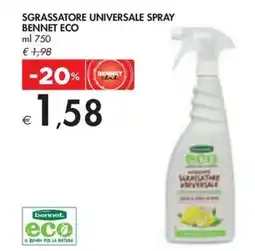 Bennet Sgrassatore universale spray BENNET ECO offerta