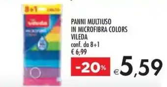 Bennet Panni multiuso in microfibra colors VILEDA offerta