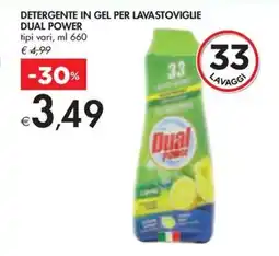 Bennet Detergente in gel per lavastoviglie DUAL POWER offerta