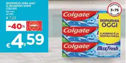 Bennet Dentifricio linea max o sensation white COLGATE offerta