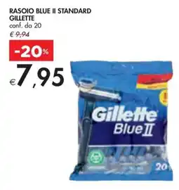 Bennet Rasoio blue ii standard GILLETTE offerta