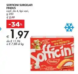 Bennet Sofficini surgelati FINDUS offerta