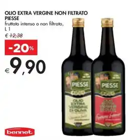 Bennet Olio extra vergine non filtrato PIESSE offerta