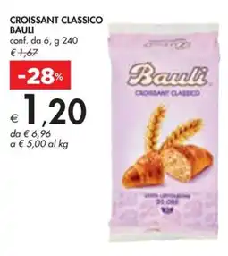 Bennet Croissant classico BAULI offerta