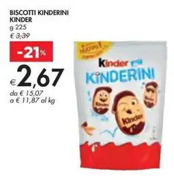 Bennet Biscotti kinderini KINDER offerta