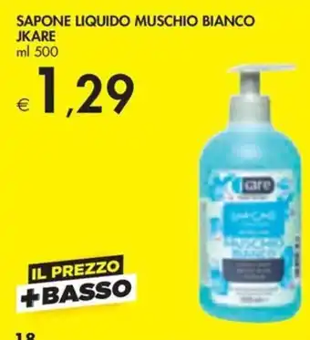 Bennet Sapone liquido muschio bianco JKARE offerta