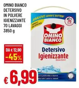 Famila Omino bianco detersivo in polvere igienizzante offerta