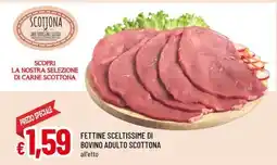 Famila Fettine sceltissime di bovino adulto scottona offerta