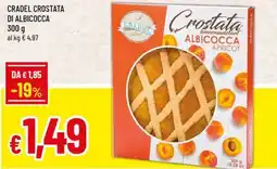 Famila Cradel crostata di albicocca offerta