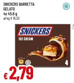Famila Snickers barretta gelato offerta