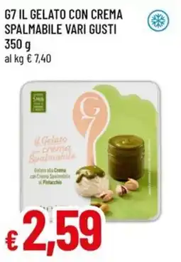 Famila G7 il gelato con crema spalmabile offerta