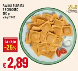 Famila Ravioli burrata e pomodoro offerta