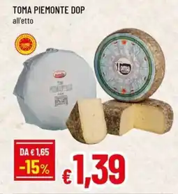 Famila Toma piemonte dop offerta