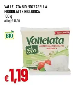 Famila Vallelata bio mozzarella fiordilatte biologica offerta