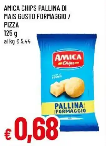 Famila Amica chips pallina di mais gusto formaggio / pizza offerta