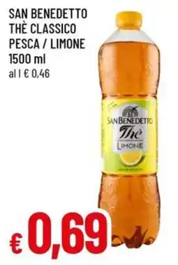 Famila San benedetto thè classico pesca / limone offerta