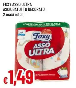 Famila Foxy asso ultra asciugatutto decorato offerta