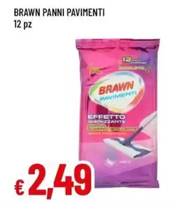 Famila Brawn panni pavimenti offerta