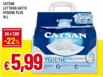 Famila Catsan lettiera gatto hygiene plus offerta
