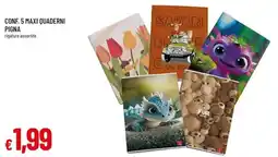 Famila Conf. 5 maxi quaderni pigna offerta