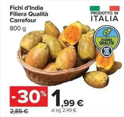 Carrefour Market Fichi d'India Filiera Qualità Carrefour offerta