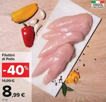 Carrefour Market Filettini di Pollo offerta