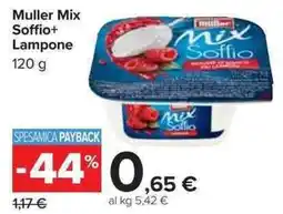 Carrefour Market Muller Mix Soffio+ Lampone offerta