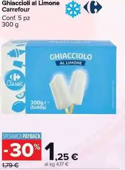 Carrefour Market Ghiaccioli al Limone Carrefour offerta