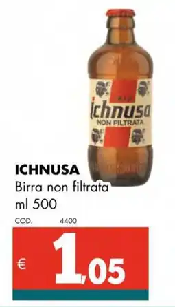 Altasfera ICHNUSA Birra non filtrata offerta