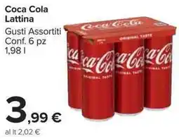 Carrefour Market Coca Cola Lattina offerta