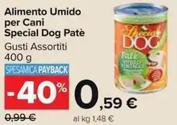 Carrefour Market Alimento Umido per Cani Special Dog Patè offerta