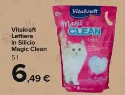 Carrefour Market Vitakraft Lettiera in Silicio Magic Clean offerta