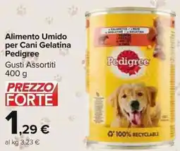 Carrefour Market Alimento Umido per Cani Gelatina Pedigree offerta