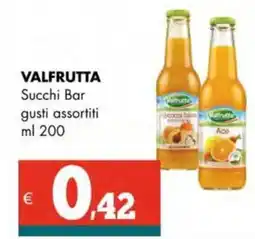Altasfera VALFRUTTA Succhi Bar offerta