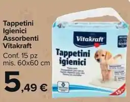 Carrefour Market Tappetini Igienici Assorbenti Vitakraft offerta