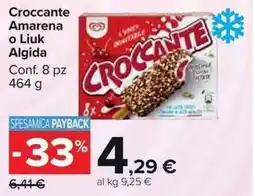 Carrefour Market Croccante Amarena o Liuk Algida offerta