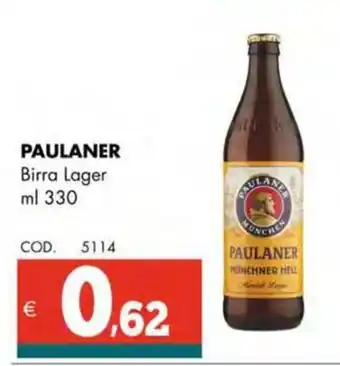 Altasfera PAULANER Birra Lager offerta